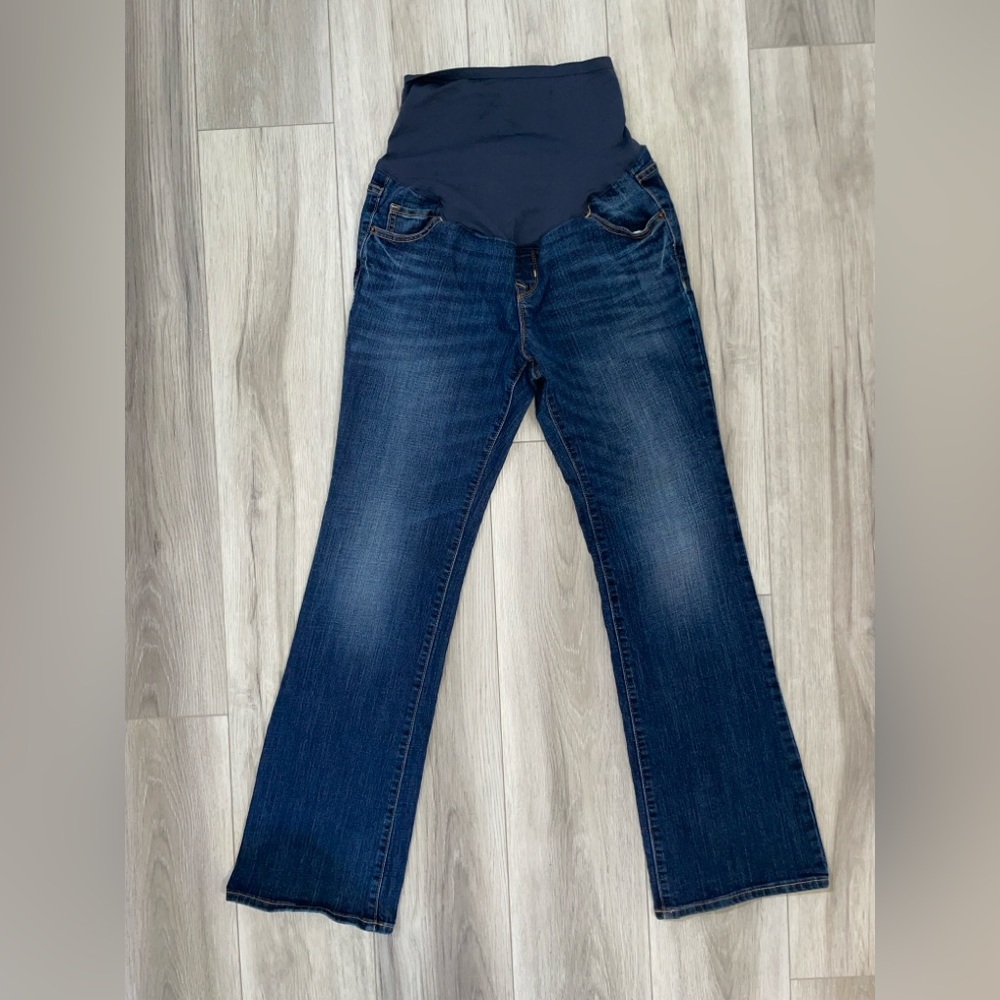 Bootcut Maternity Jeans with Stretch Panel